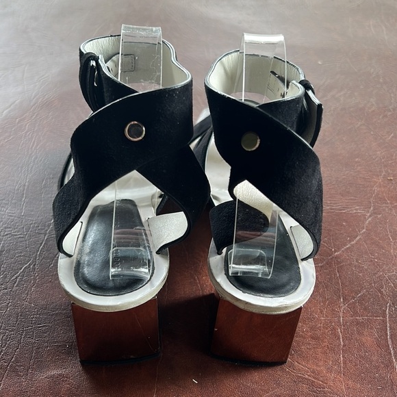 Proenza Schouler Suede Sandal with Copper Heel - Picture 3 of 13